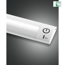 LED Lichtleiste / Unterbauleuchte GALWAY, 30cm, mit Touch-Dimmer, Linse 120, wei, 5W 3000K 630lm