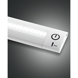 LED Lichtleiste / Unterbauleuchte GALWAY, 50cm, mit Touch-Dimmer, Linse 120�, wei�, 8W 3000K 1050lm