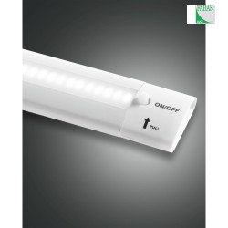 LED Lichtleiste / Unterbauleuchte GALWAY, 30cm, mit Schalter (On/Off), Linse 120, wei, 5W 3000K 630lm