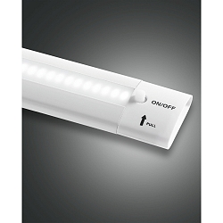 LED Lichtleiste / Unterbauleuchte GALWAY, 30cm, mit Schalter (On/Off), Linse 120�, wei�, 5W 3000K 630lm
