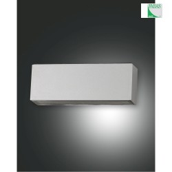 Fabas Luce TRIGG LED Außenleuchte/Wandleuchte, IP54, 14W, silber