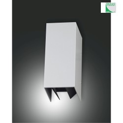 Fabas Luce ZOR LED Außenleuchte/Wandleuchte, IP54, silber