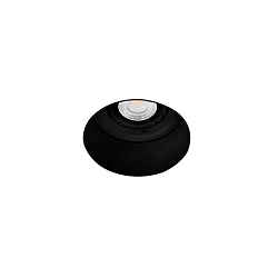 Deckeneinbauleuchte FRESH GU10, IP20, ohne Rahmen, schwarz