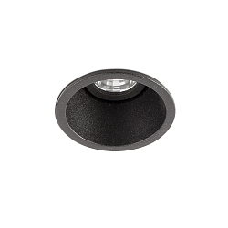LED Deckeneinbauleuchte FOX 50 5W, 2700K, IP20 einstellbar, schwarz matt