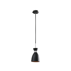 Pendelleuchte RETRO 1xE14, IP20, schwarz matt, kupfer