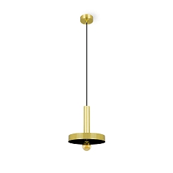 pendant luminaire WHIZZ E27 IP20, gold, black 