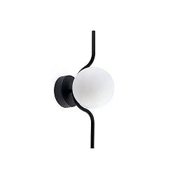 LED Wandleuchte LE VITA 7W, 2700K, IP20, schwarz matt