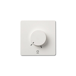 Funk-Dreh Wandregler f�r DC LED Ventilator, mit RF Steuerung und 6 Geschwindigkeiten, IP20, wei�