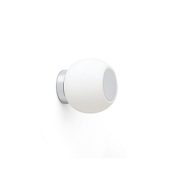 wall and ceiling luminaire MOY LED IP44, chrome 