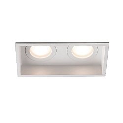 Deckeneinbauleuchte HYDE SQ 2xGU10, IP44, quadratisch, wei� matt