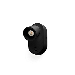 Wandleuchte CORB 1xGU10, IP20, +USB Eingang, schwarz