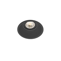Deckeneinbauleuchte GAS GU10, IP20, schwarz matt