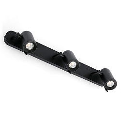 Wandleuchte ORLEANS 3xGU10, IP20, schwarz matt