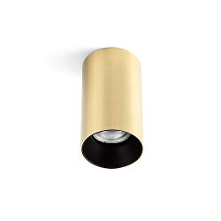 ceiling luminaire STAN GU10 IP20, gold, satined 