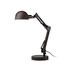 Tischleuchte BAOBAB 1xE14, IP20, neigbar, schwarz matt