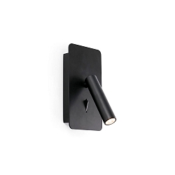 LED Wandleuchte SUAU 3W, 3000K, IP20, schwarz matt