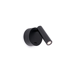 LED Leseleuchte BOC 3W, 3000K, IP20, schwarz matt