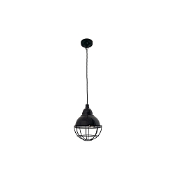 Pendelleuchte CLAIRE 1-flammig, 1xE27, IP20, schwarz