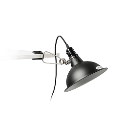 clamp lamp PEPPER E27 IP20, black matt 