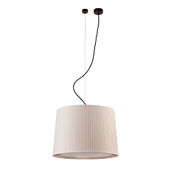 Pendelleuchte SAMBA �50 1xE27, IP20, mit Spanner, schwarz matt, beige