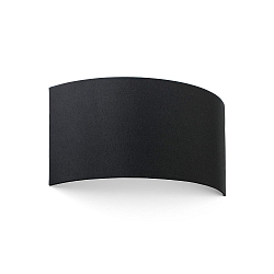 wall luminaire COTTON 2 flames, half round E27 IP20, white matt 