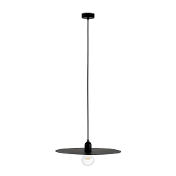 Pendelleuchte PLAT 1xE27, IP20, schwarz matt