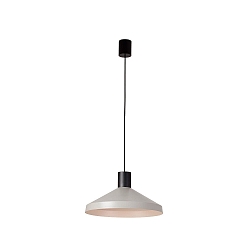 pendant luminaire KOMBO E27 IP20, grey, black matt 