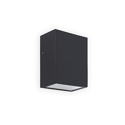 Outdoor LED Wandleuchte CANON 4W, 3000K, IP44, dunkelgrau