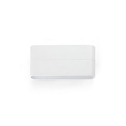 outdoor wall luminaire ADAY 2 flames LED IP54, white matt 
