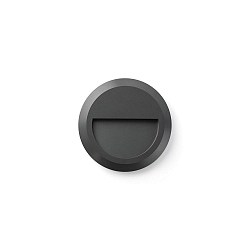 Outdoor LED Wandleuchte GRANT R 120 �, 1W, 3000K, IP65, dunkelgrau