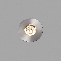 floor recessed luminaire GRUND 80 (INCL HONEYCOMB) 350MA round, rigid, passable IP67