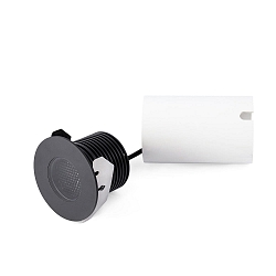 Outdoor LED Bodeneinbau-Spot GRUND, IP67 IK08, � 8cm, 350mA (exkl. BG), CRi>90, befahrbar bis 1t, 7W 2700K 36�, schwarz