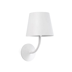outdoor wall luminaire TOC LED IP65, white matt 