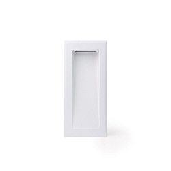 Outdoor LED Wand-Einbauleuchte SOUN 105, IP65 IK06, 23.9 x 10.5cm, 100-240V AC, 4.5W 3000K 280lm 120�, Aluminium / Glas