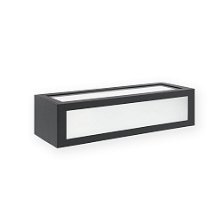 Outdoor Wandleuchte NATRON E27, IP54, dunkelgrau