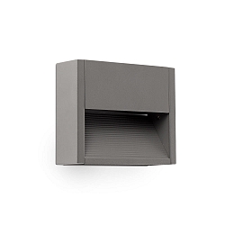 Outdoor LED Wandleuchte GRADA 157 3W, 3000K, IP54, dunkelgrau