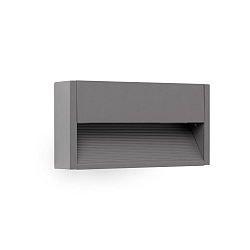 Outdoor LED Wandleuchte GRADA 250 6W, 3000K, IP54, dunkelgrau
