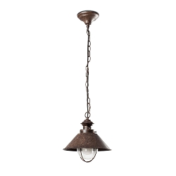 Outdoor Pendelleuchte N�UTICA 340 1xE27, IP33, rostbraun