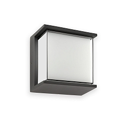 Outdoor LED Wandleuchte HIKARI 10W, 3000K, IP65, dunkelgrau
