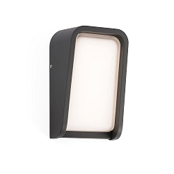 Outdoor LED Wandleuchte MASK 15W, 3000K, IP65, dunkelgrau