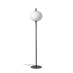 outdoor floor lamp SAIGON OUT E27 IP44, dark grey, white matt 