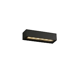 outdoor wall luminaire DORO 220 2 flames LED IP65, dark grey 