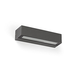 outdoor wall luminaire LAKO LED IP65, dark grey 