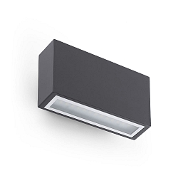 outdoor wall luminaire TANE 2 flames LED IP44, dark grey 