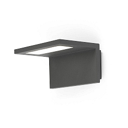 Outdoor LED Wandleuchte ELE 95�, 6W, 3000K, IP65, dunkelgrau
