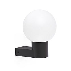 Outdoor Wandleuchte MOON E27, IP44, dunkelgrau