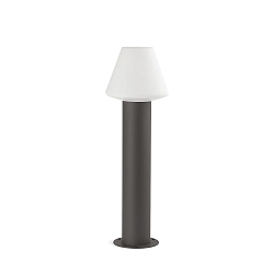 bollard lamp MISTU E27 IP44, dark grey 