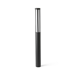 bollard lamp LOGAR LED IP54, dark grey 