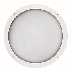 LED Au�enwandleuchte �39,5cm, IP65, 16W, 4000K, 2300lm, rund, wei�