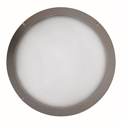 LED Au�enwandleuchte �39,5cm, IP65, 24W, 3000K, 3000lm, rund, anthrazit